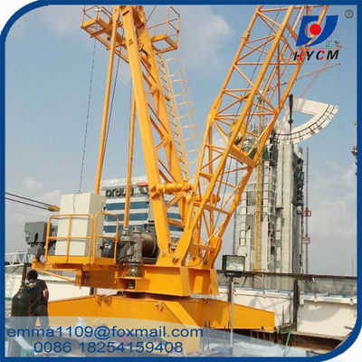 3tons Mini Luffing Derrick Crane 15m Luffing Jib cho 150m tòa nhà cao