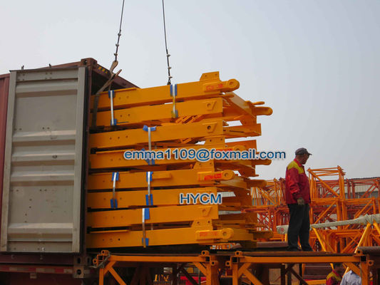 Hot TC6036 Tháp Crane H3/36B 12tons 60m Boom Với phòng taxi sang trọng