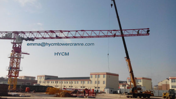 Máy cẩu tháp điện lớn 24t QTP8025 80m Long Arm Cost