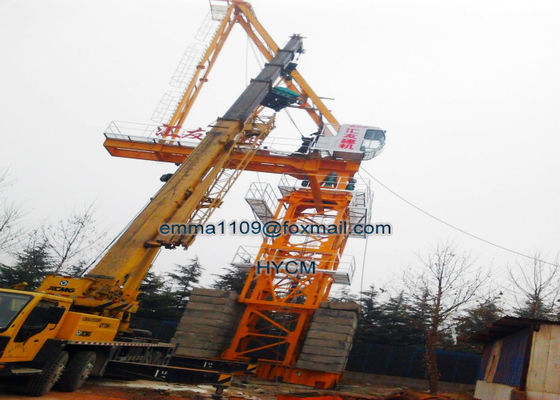 16t xây dựng Luffing Tháp Crane D6029 Mô hình 60M lớn Jib 2.9t cuối tải