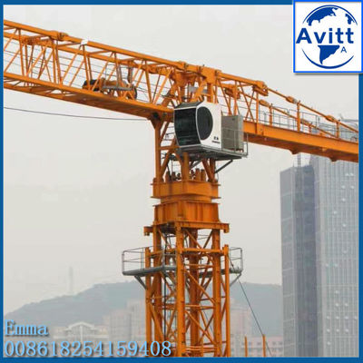 12tons QTZ250 PT7025 Topless Tower Crane 70m Horizontal Boom 50m Freeheight