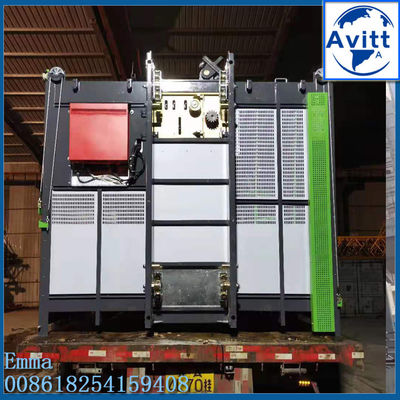SC100 1 tấn tải trọng Thang máy xây dựng bên ngoài thiết bị xây dựng
