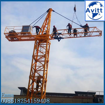 Qtz5008 4t Máy nâng tháp kính thiên văn thủy lực Công việc an toàn Chứng nhận CE