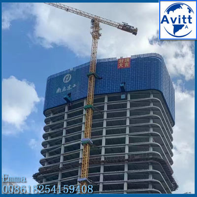 4t QTZ50(PT5010) Cẩu tháp cao tầng phẳng cho xây dựng bất động sản