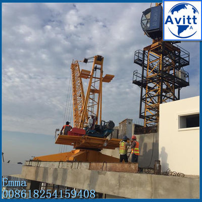 QD1515 3 tấn Derrick Crane để nâng vật liệu với cơ chế luffing