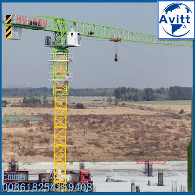 8tons Hot Model PT6013 Hammer Head Crane Tháp Đứng tự do Độ cao làm việc