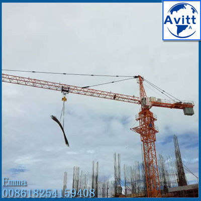 QTZ160 65M Đàn cẩu tháp Jib 10t Load Dự án xây dựng Máy