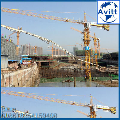 10t TC5525 Topkit Tower Crane 182ft Boom 55 mét CIF Qatar Giá