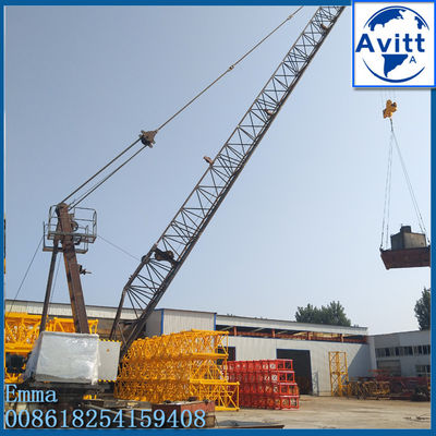 QD150 Derrick Crane 30m Làm việc Jib 6.0t Trọng lượng đầu và 10t Max.Load