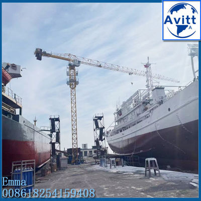 Chứng nhận ISO CE EAC 10tons Cranes Tower Top Less without Head Fast Install PT6515