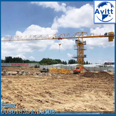 60m Trolley Boom Crane Tháp 8t L46 Mast Section Ít container Chi phí rẻ hơn