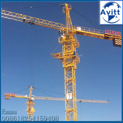 Qtz63 5510 Topkit Tower Crane Thông số kỹ thuật 55M Working Jib Length 6tons Load