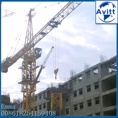 Khả năng tải tối đa 12t Topkit Tháp Crane 60mts Công việc Boom TC6024
