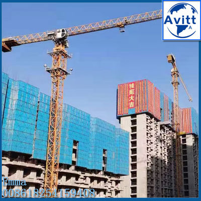 QTZ125 10t Potain công nghệ tháp cần cẩu 65m Working Arm